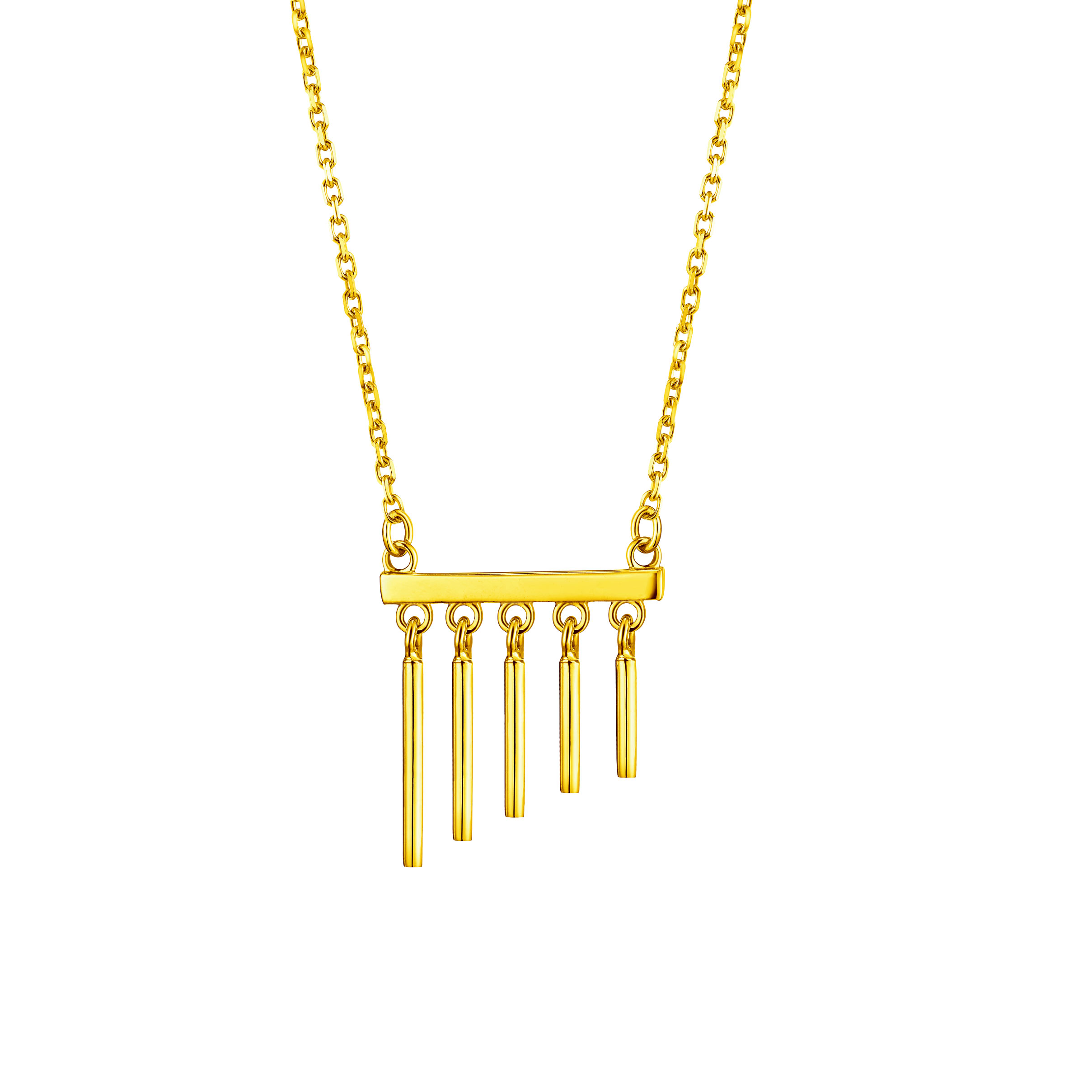 Goldstyle "Wind Chimes" Gold Necklace