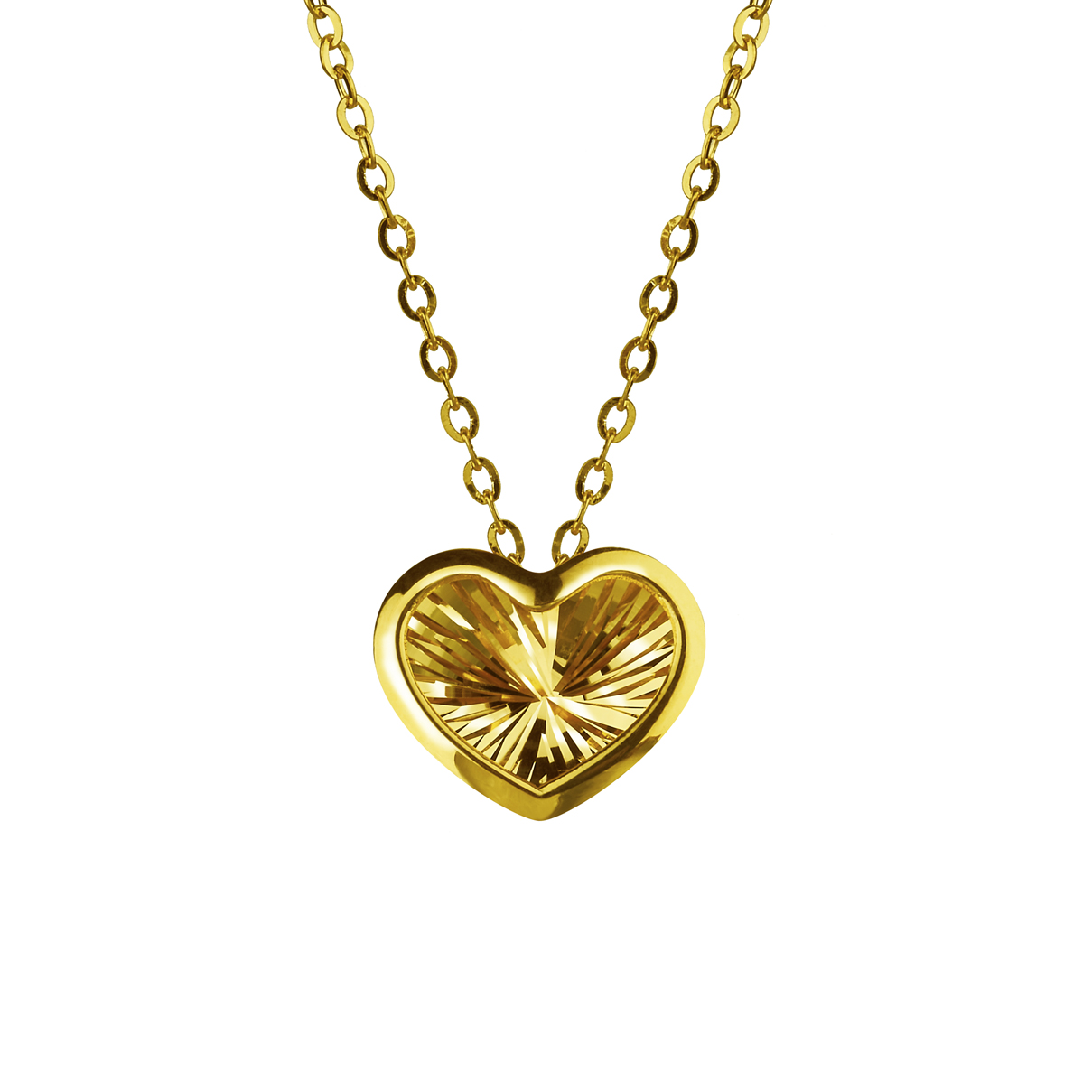 Goldstyle "Knocking Heart" Gold Necklace