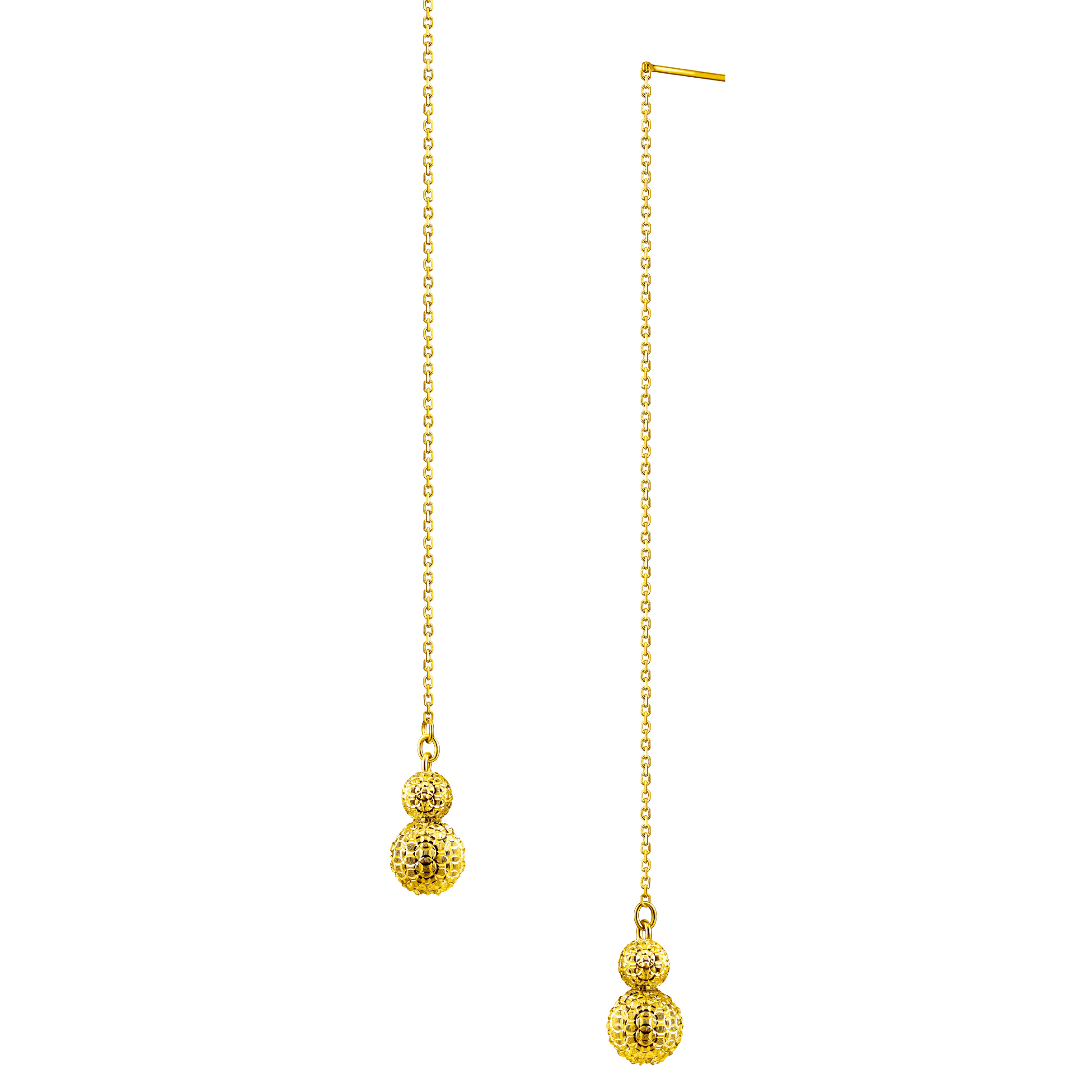 Goldstyle "Therapeutic Planet - Wulu" Gold Earrings