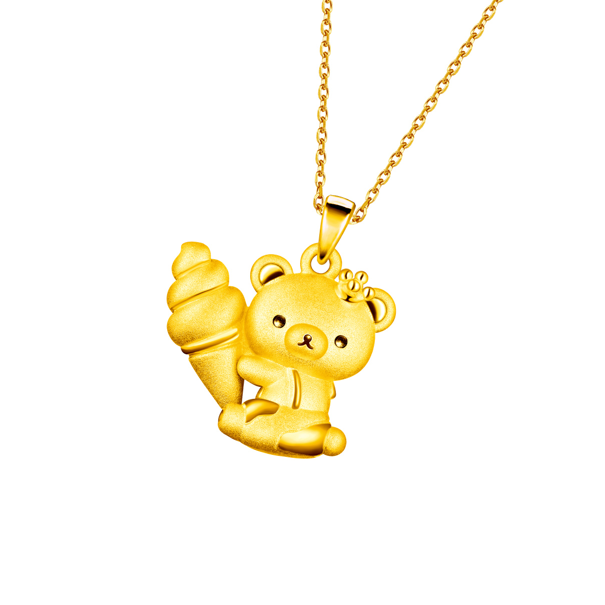 輕鬆小熊™系列輕鬆小熊™黃金吊墜